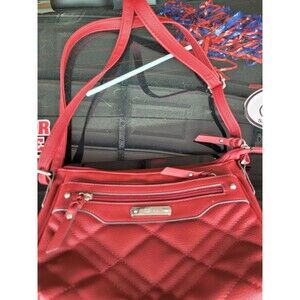 Rosetti Handbag Purse Red Burgundy
